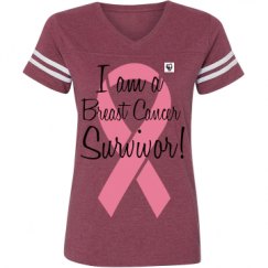 Ladies Relaxed Fit Vintage Sports Tee