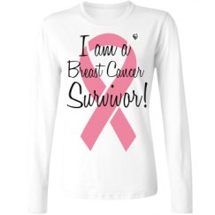 Ladies Relaxed Fit Basic Long Sleeve Tee