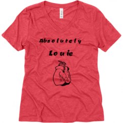 Ladies Relaxed Fit Super Soft Triblend V-Neck Tee