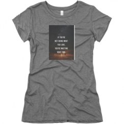 Ladies Slim Fit Super Soft Triblend Tee