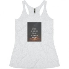 Ladies Slim Fit Super Soft Racerback Triblend Tank