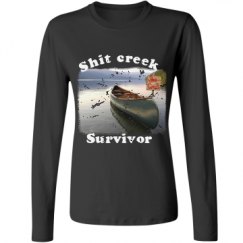 Ladies Relaxed Fit Basic Long Sleeve Tee