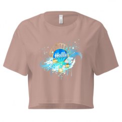 Ladies Festival Cali Crop Top Tee