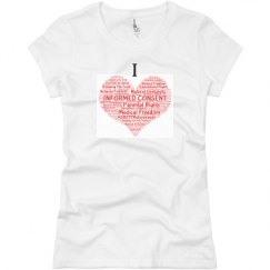 Ladies Slim Fit Basic Promo Jersey Tee