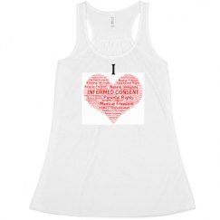 Ladies Flowy Racerback Tank