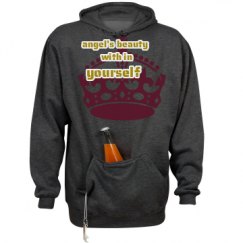 Unisex Beer Holder Tailgate Hoodie