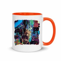 11oz Ceramic Mug with Color Inside