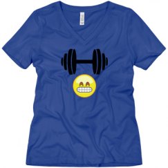 Ladies Relaxed Fit V-Neck Tee