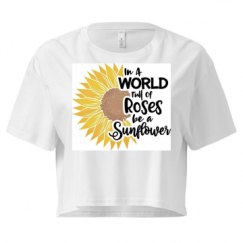 Ladies Festival Cali Crop Top Tee