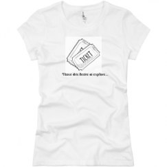 Ladies Slim Fit Basic Promo Jersey Tee