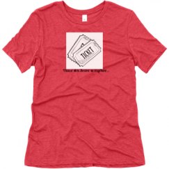 Ladies Relaxed Fit Super Soft Triblend Tee