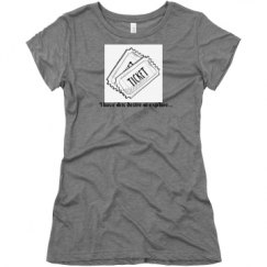 Ladies Slim Fit Super Soft Triblend Tee