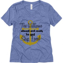 Ladies Relaxed Fit Super Soft Triblend V-Neck Tee