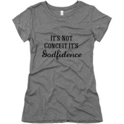 Ladies Slim Fit Super Soft Triblend Tee