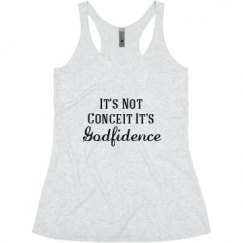 Ladies Slim Fit Super Soft Racerback Triblend Tank