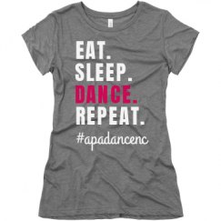 Ladies Slim Fit Super Soft Triblend Tee