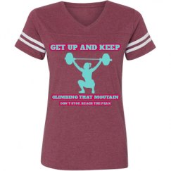 Ladies Relaxed Fit Vintage Sports Tee