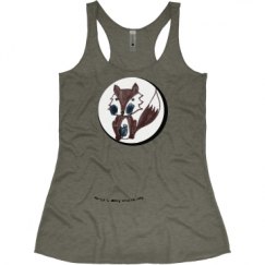 Ladies Slim Fit Super Soft Racerback Triblend Tank