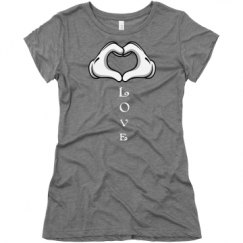 Ladies Slim Fit Super Soft Triblend Tee