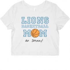 Ladies Slim Fit Crop Top Tee