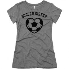 Ladies Slim Fit Super Soft Triblend Tee