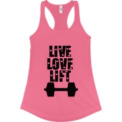 Ladies Slim Fit Racerback Tank Top