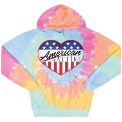 Unisex Tie-Dye Fleece Hoodie
