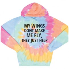Unisex Tie-Dye Fleece Hoodie