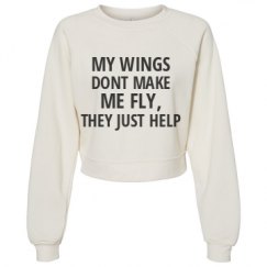 Women's Raglan Pullover Fleece