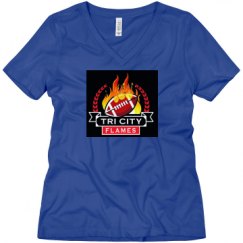 Ladies Relaxed Fit V-Neck Tee