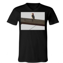 Unisex V-Neck Jersey Tee