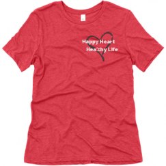 Ladies Relaxed Fit Super Soft Triblend Tee