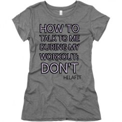 Ladies Slim Fit Super Soft Triblend Tee