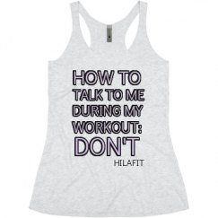 Ladies Slim Fit Super Soft Racerback Triblend Tank