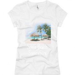 Ladies Slim Fit Basic Promo Jersey Tee