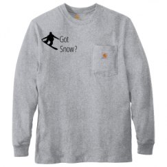 Unisex Carhartt Pocket Long Sleeve Tee