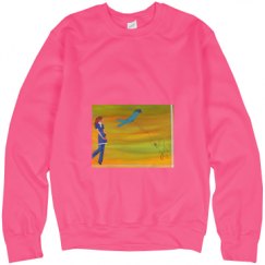 Unisex Neon Crewneck Sweatshirt