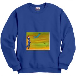 Unisex Film and Foil Crewneck Sweatshirt