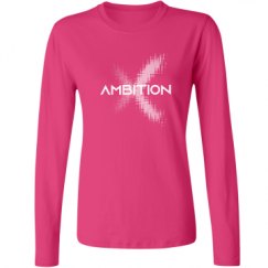 Ladies Relaxed Fit Basic Long Sleeve Tee