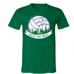 Unisex V-Neck Jersey Tee