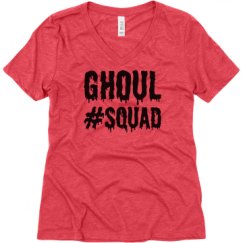 Ladies Relaxed Fit Super Soft Triblend V-Neck Tee