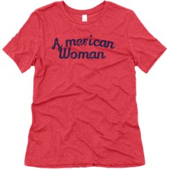 Ladies Relaxed Fit Super Soft Triblend Tee