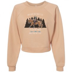 Women's Raglan Pullover Fleece