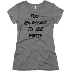 Ladies Slim Fit Super Soft Triblend Tee