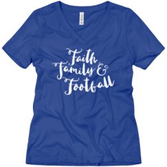 Ladies Relaxed Fit V-Neck Tee