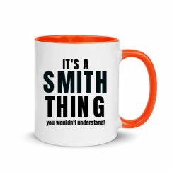 11oz Ceramic Mug with Color Inside