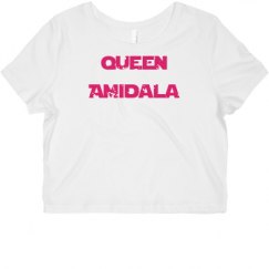 Ladies Slim Fit Crop Top Tee