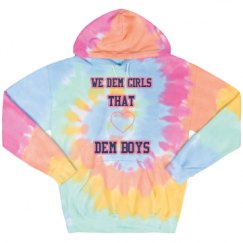 Unisex Tie-Dye Fleece Hoodie