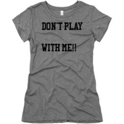 Ladies Slim Fit Super Soft Triblend Tee