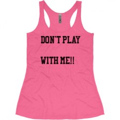 Ladies Slim Fit Super Soft Racerback Triblend Tank